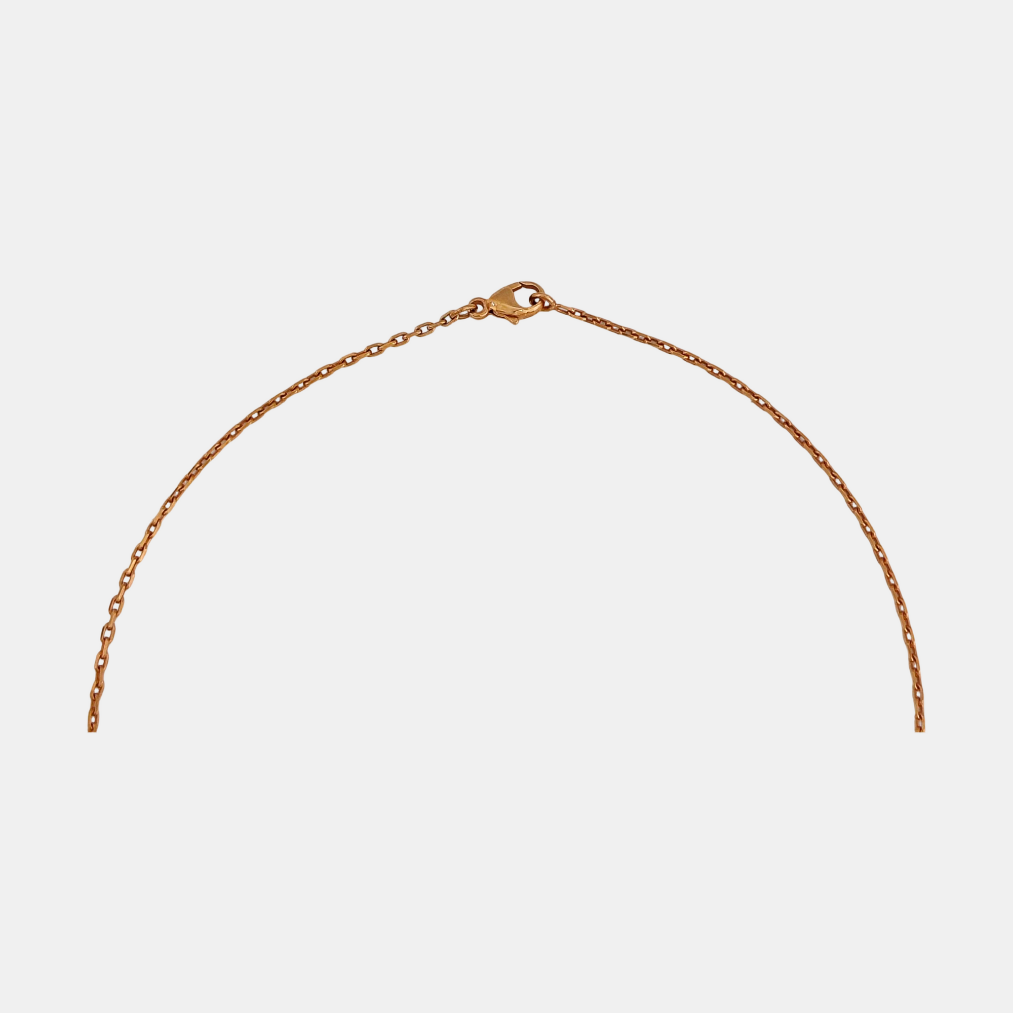 Pop H Metal Rose Gold Necklace