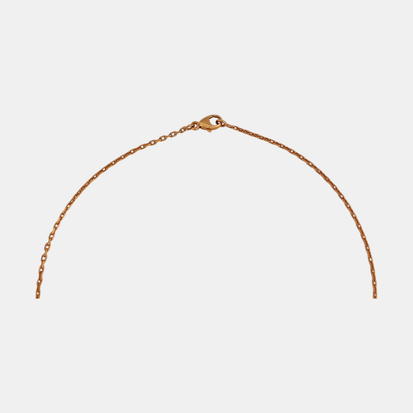 Pop H Metal Rose Gold Necklace