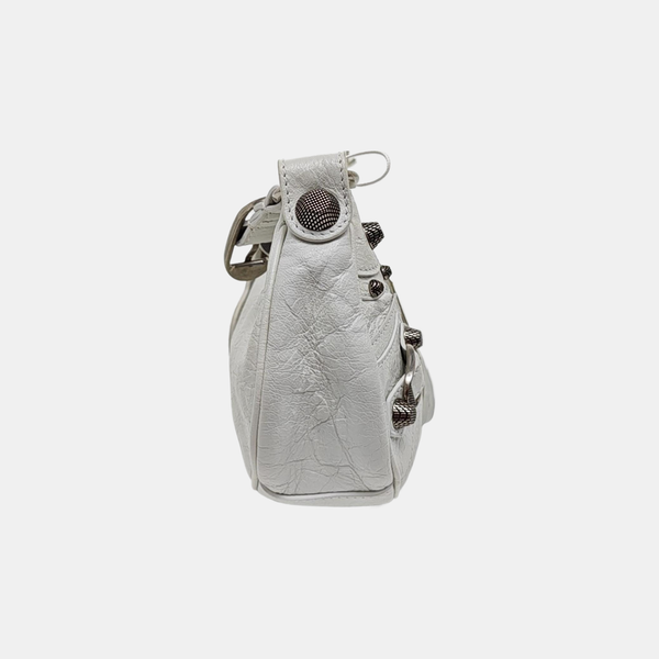 Le Cagole XS Patent Leather White