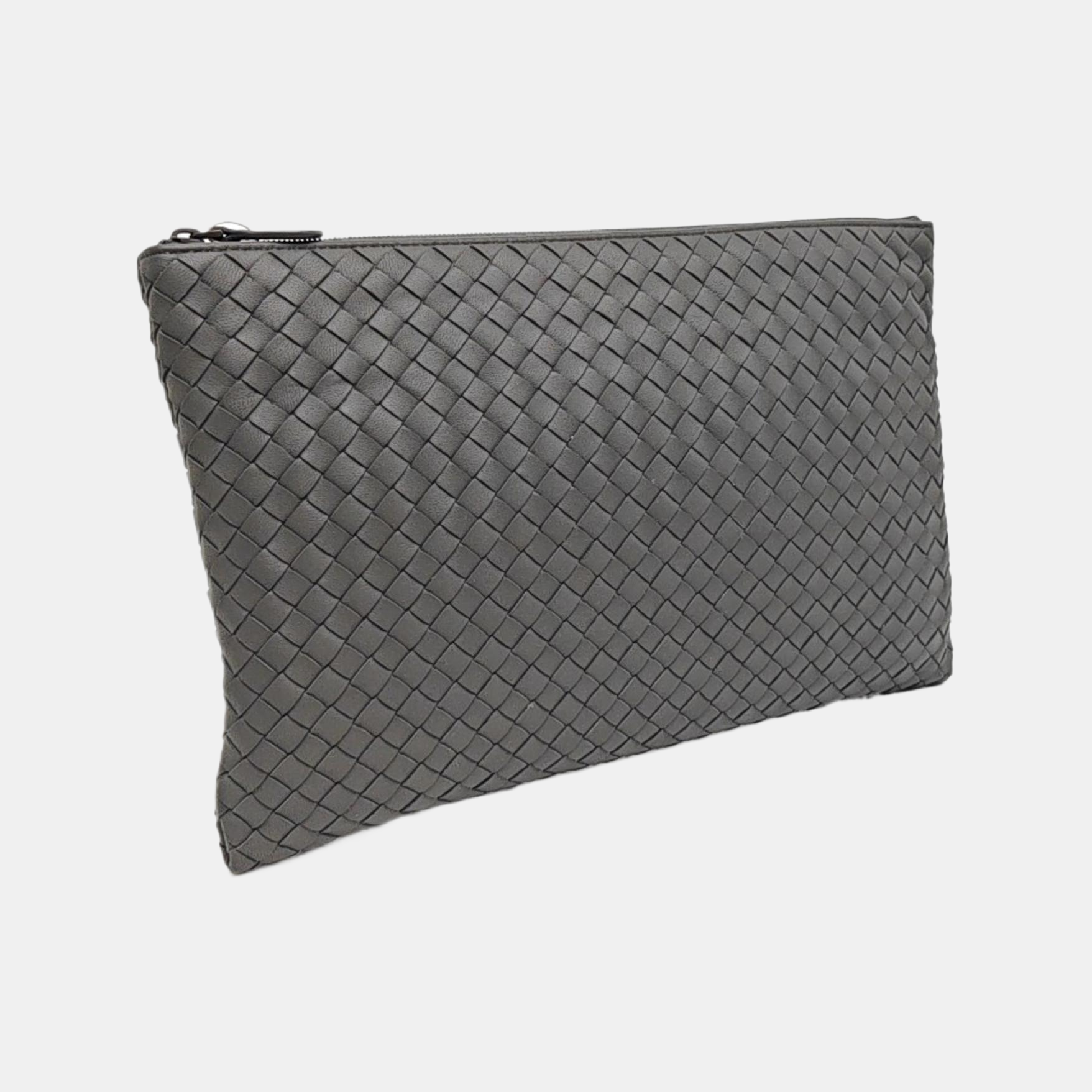 Lambskin Clutch Gray