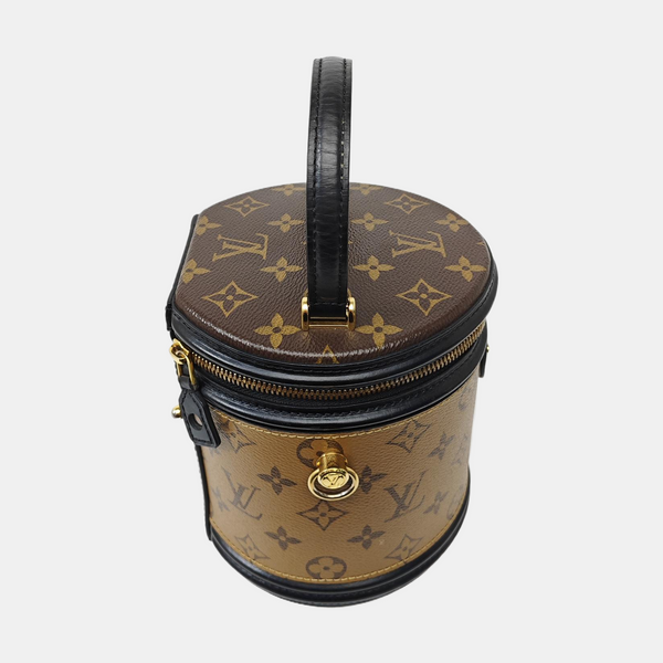 CANNES PM Monogram Coated Canvas Brown
