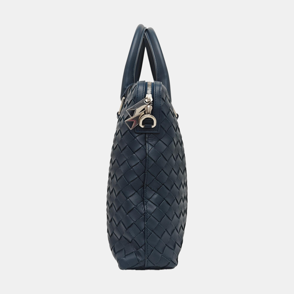 Intrecciato Calfskin Blue