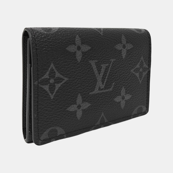 Monogram Coated Canvas Wallet Black