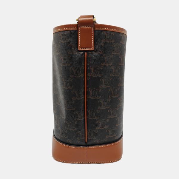 TRIOMPHE CANVAS Small Coated Canvas Brown