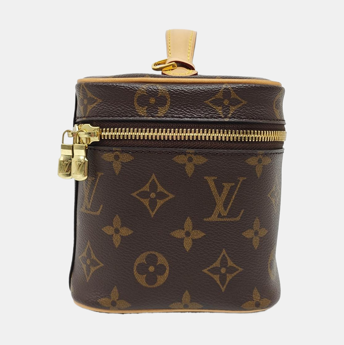 NICE Mini Monogram Coated Canvas Brown