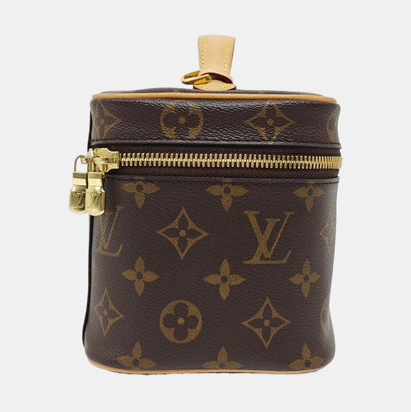 NICE Mini Monogram Coated Canvas Brown