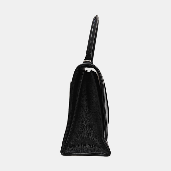 Hourglass Small Calfskin Black
