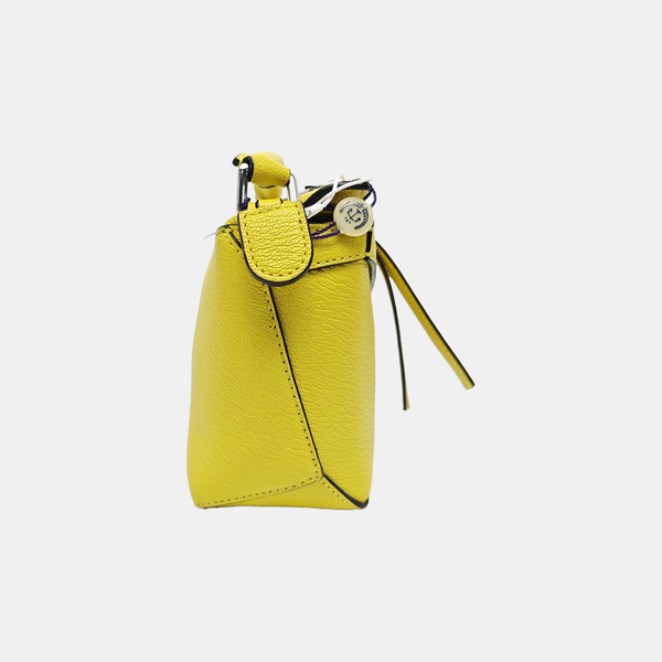 Puzzle Mini Lambskin Yellow
