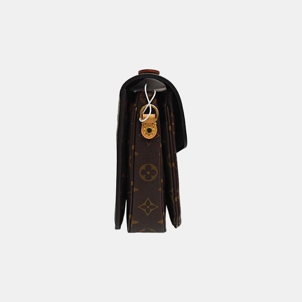 MÉTIS MM Monogram Coated Canvas Brown