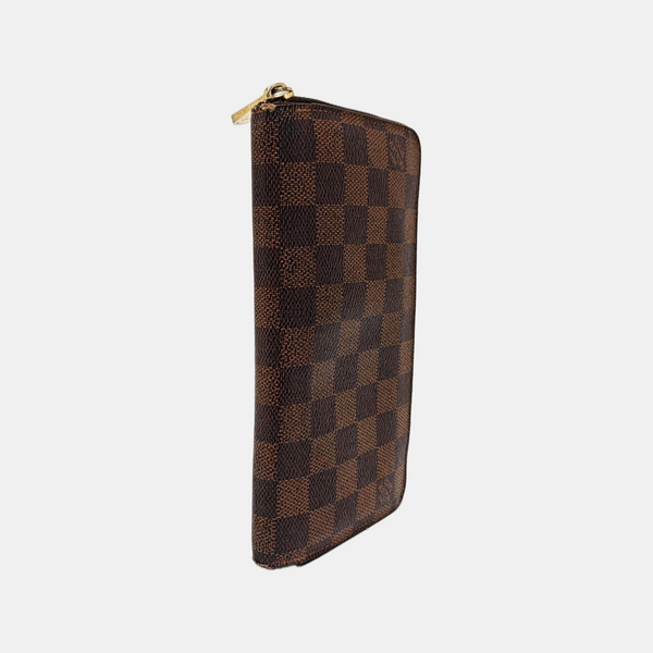 BRAZZA Damier Ebene Coated Canvas Brown