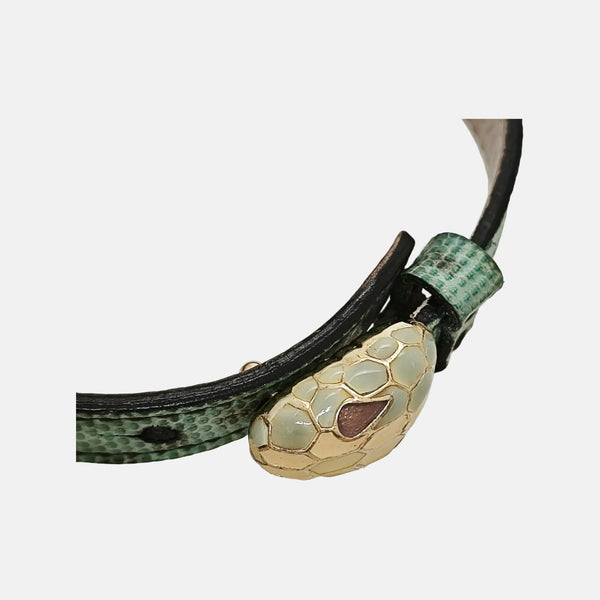 Pulsera SERPENTI Verde Metalizado