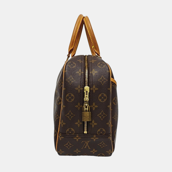 DEAUVILLE Monogram Coated Canvas Brown