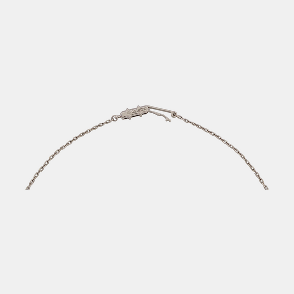 18k White Gold Silver Necklace
