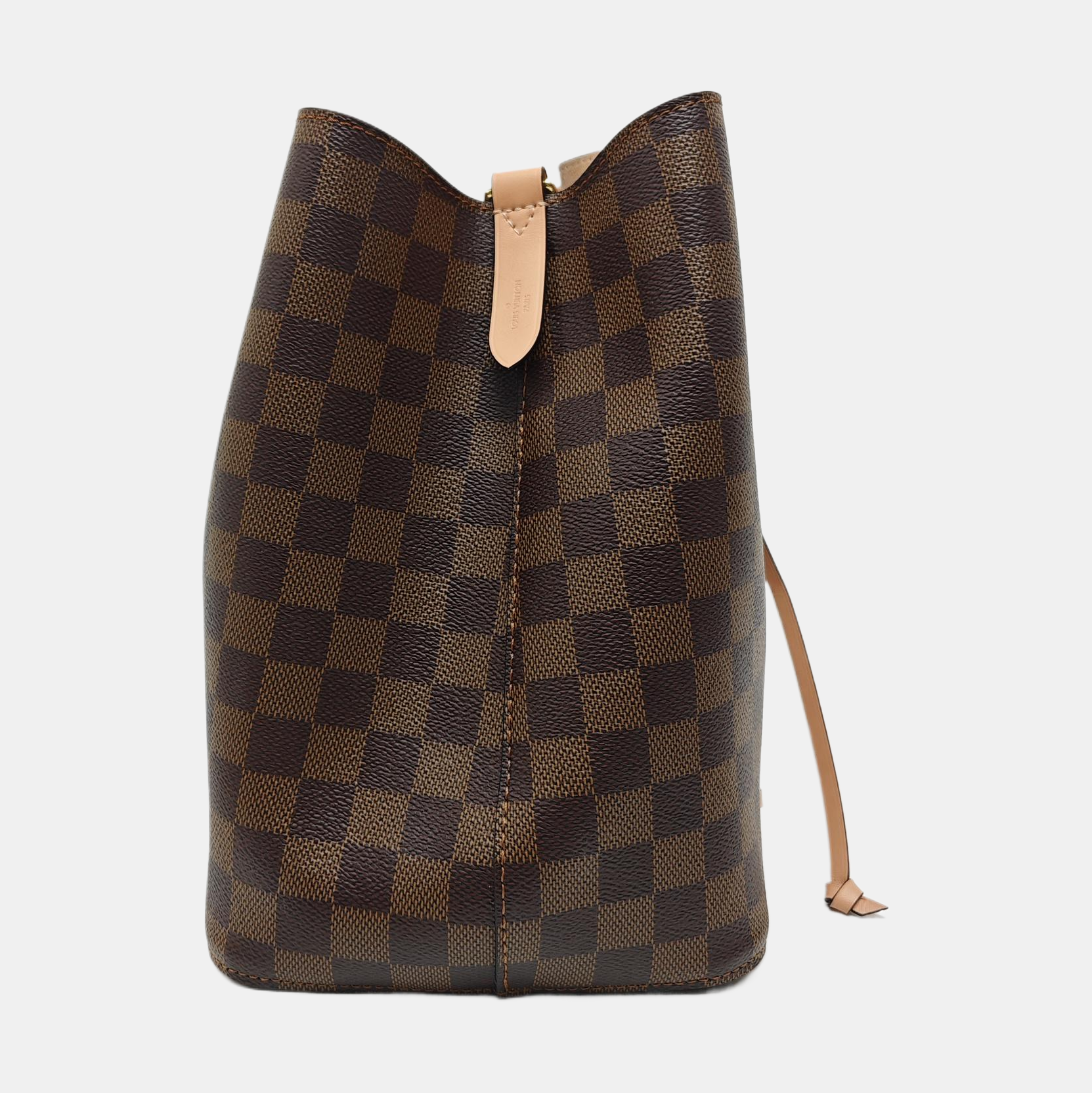 NÉONOÉ MM Damier Ebene Coated Canvas Brown
