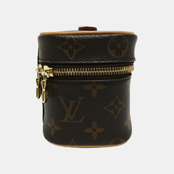 NICE Super Mini Monogram Coated Canvas Brown