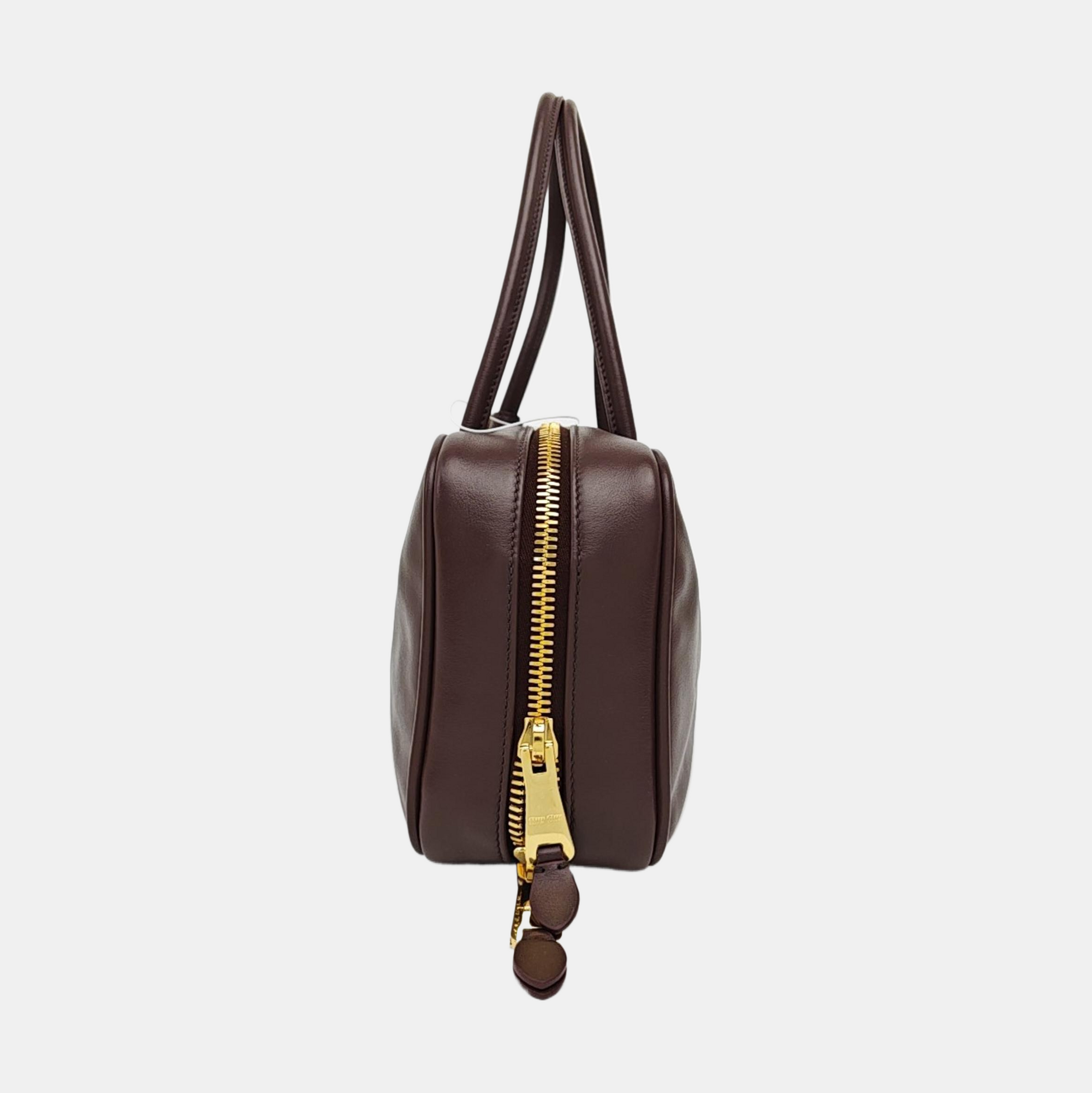Beau Medium Calfskin Brown