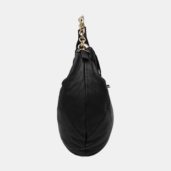 Calfskin Shoulder Bag Black