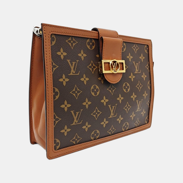 DAUPHINE Monogram Coated Canvas Brown