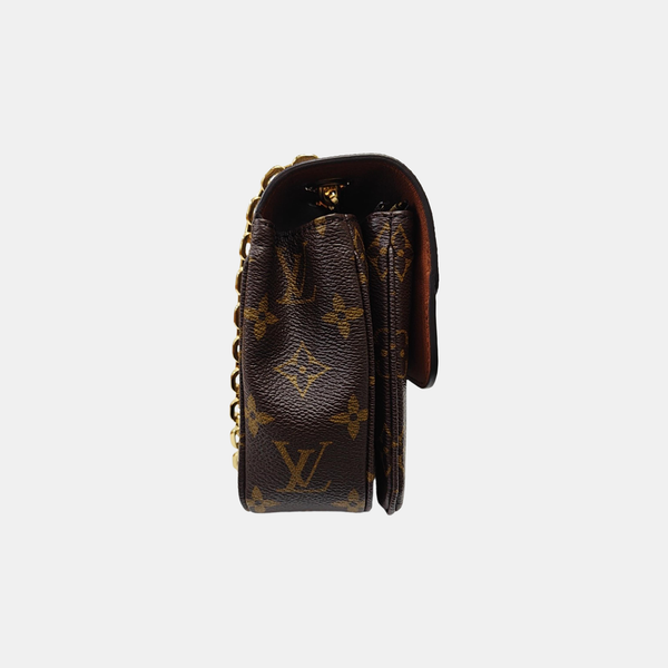 MARCEAU Monogram Coated Canvas Brown