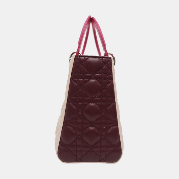 Lady Dior Medium Cannage Lambskin Pink