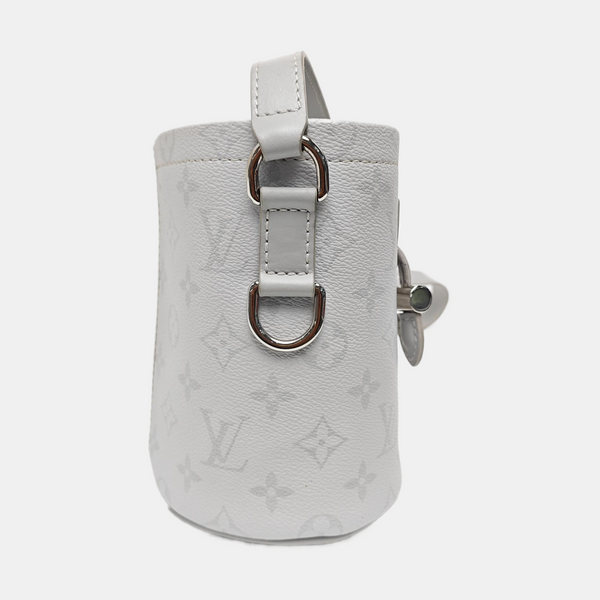 CHALK Monogram Coated Canvas Gray