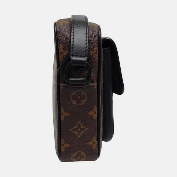 CHRISTOPHER Monogram Coated Canvas Brown