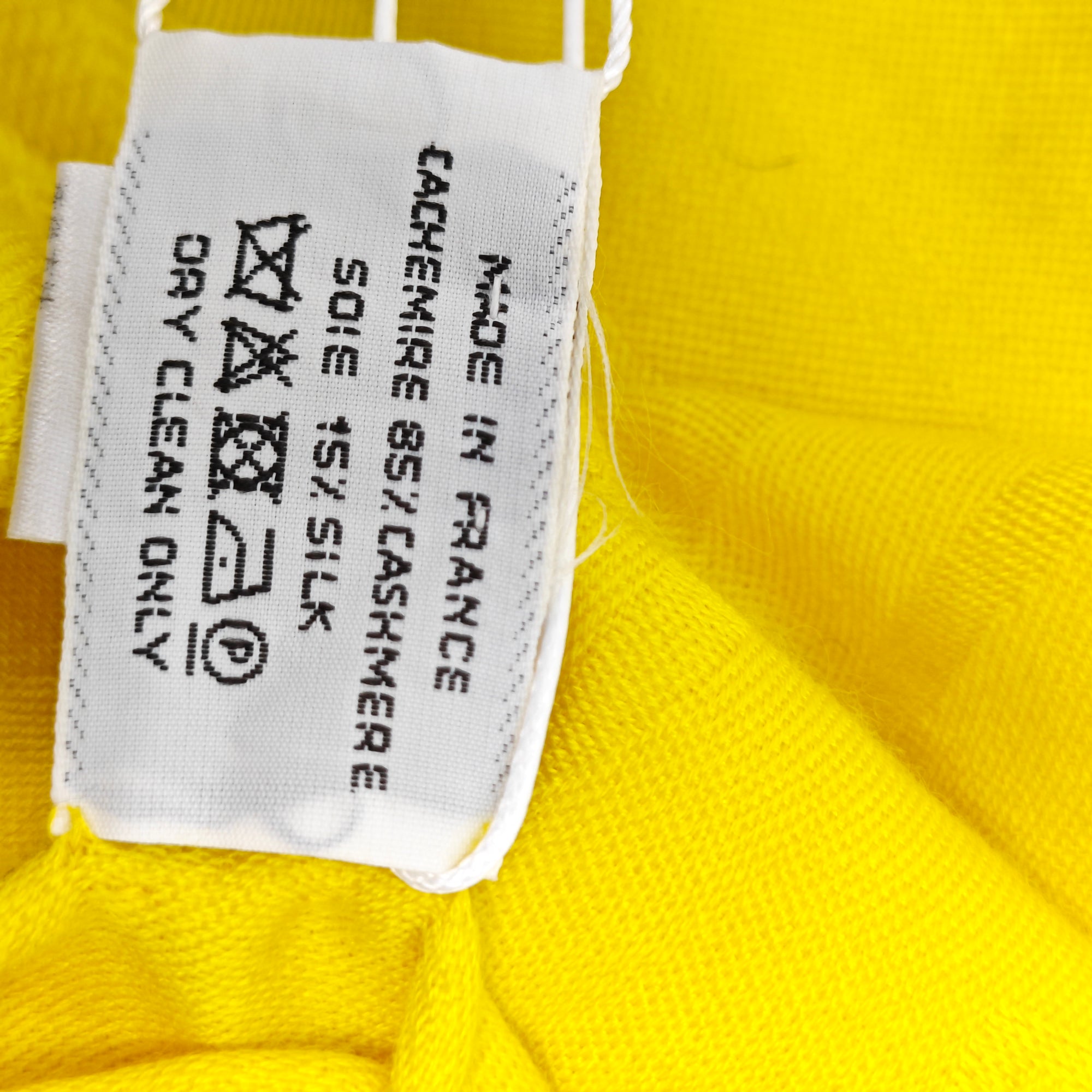 Cashmere Scarf Yellow