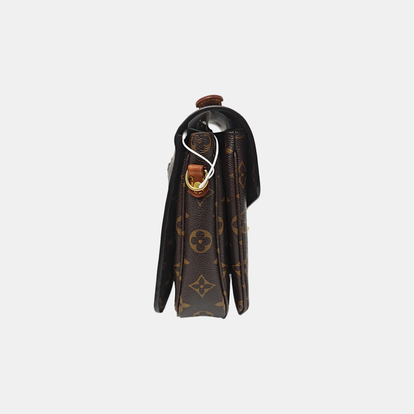 MÉTIS MM Monogram Coated Canvas Brown