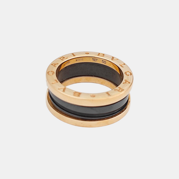 B.ZERO1 18k Rose Gold Ring EU 50