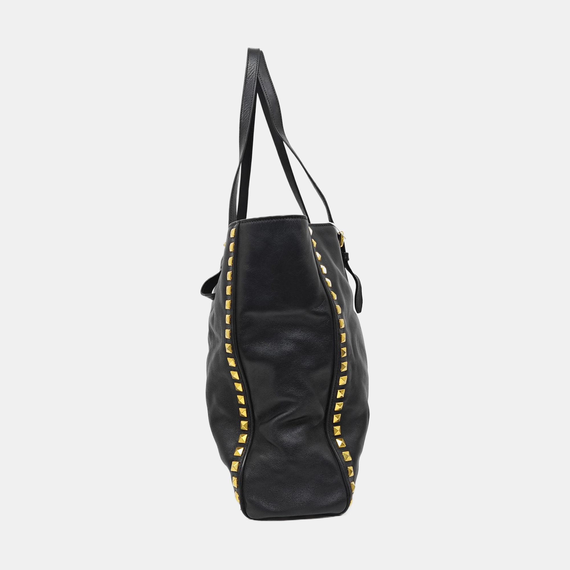 Calfskin Tote Bag Black