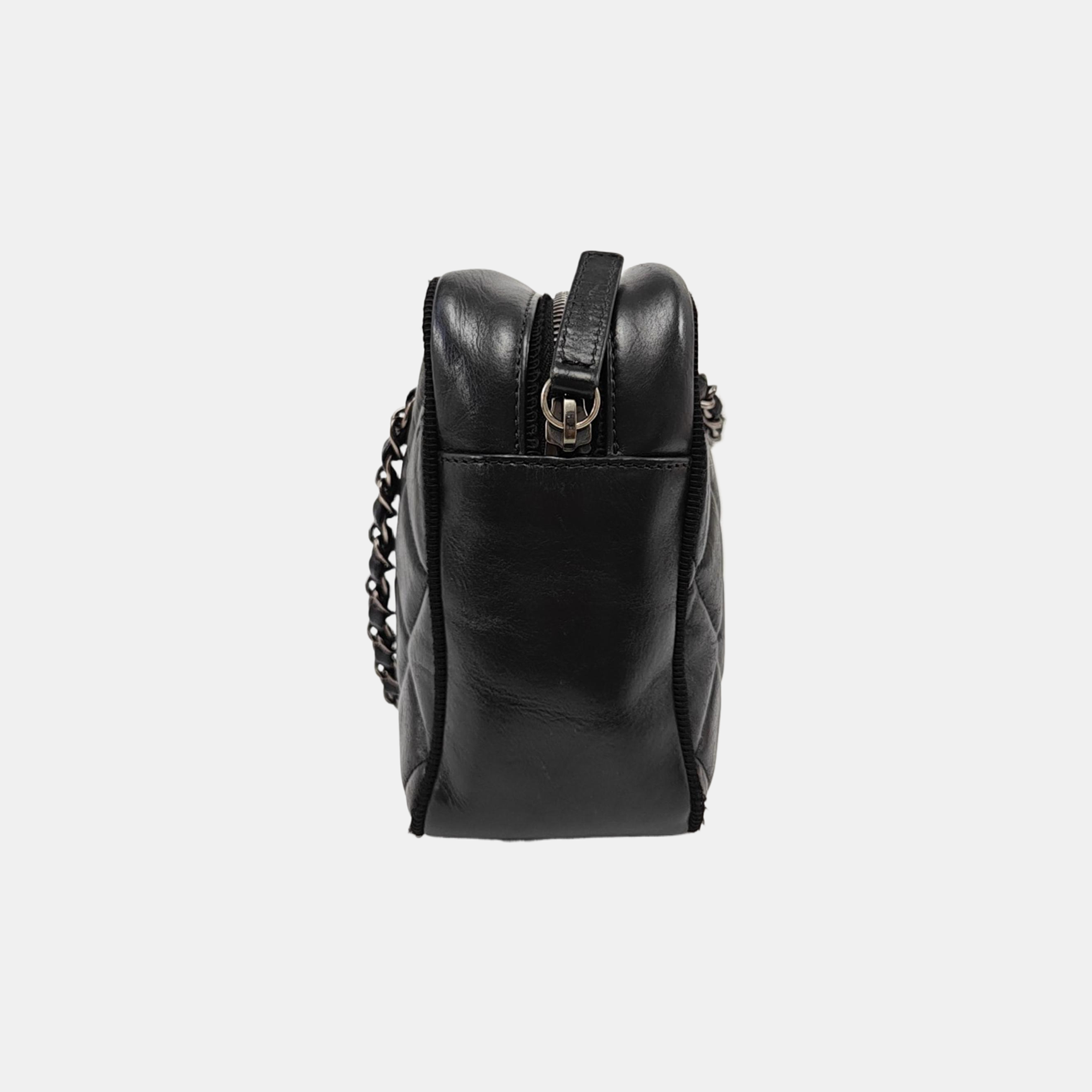 CAMERA CASE Medium Quilted Calfskin Black