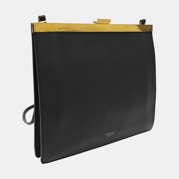 CLASP Mini Calfskin Black