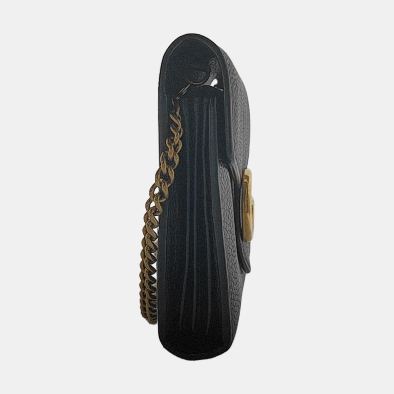Authenticated pre-owned  GG Marmont Mini Calfskin Black - Crossbody Bag at Looply