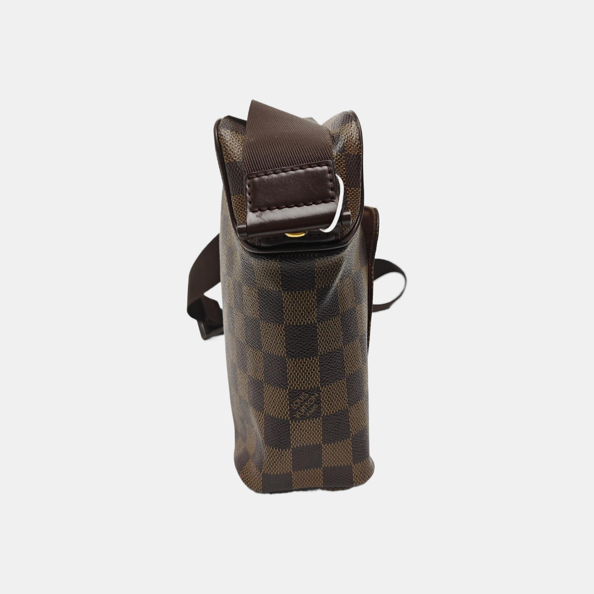 OLAV PM Damier Ebene Coated Canvas Brown