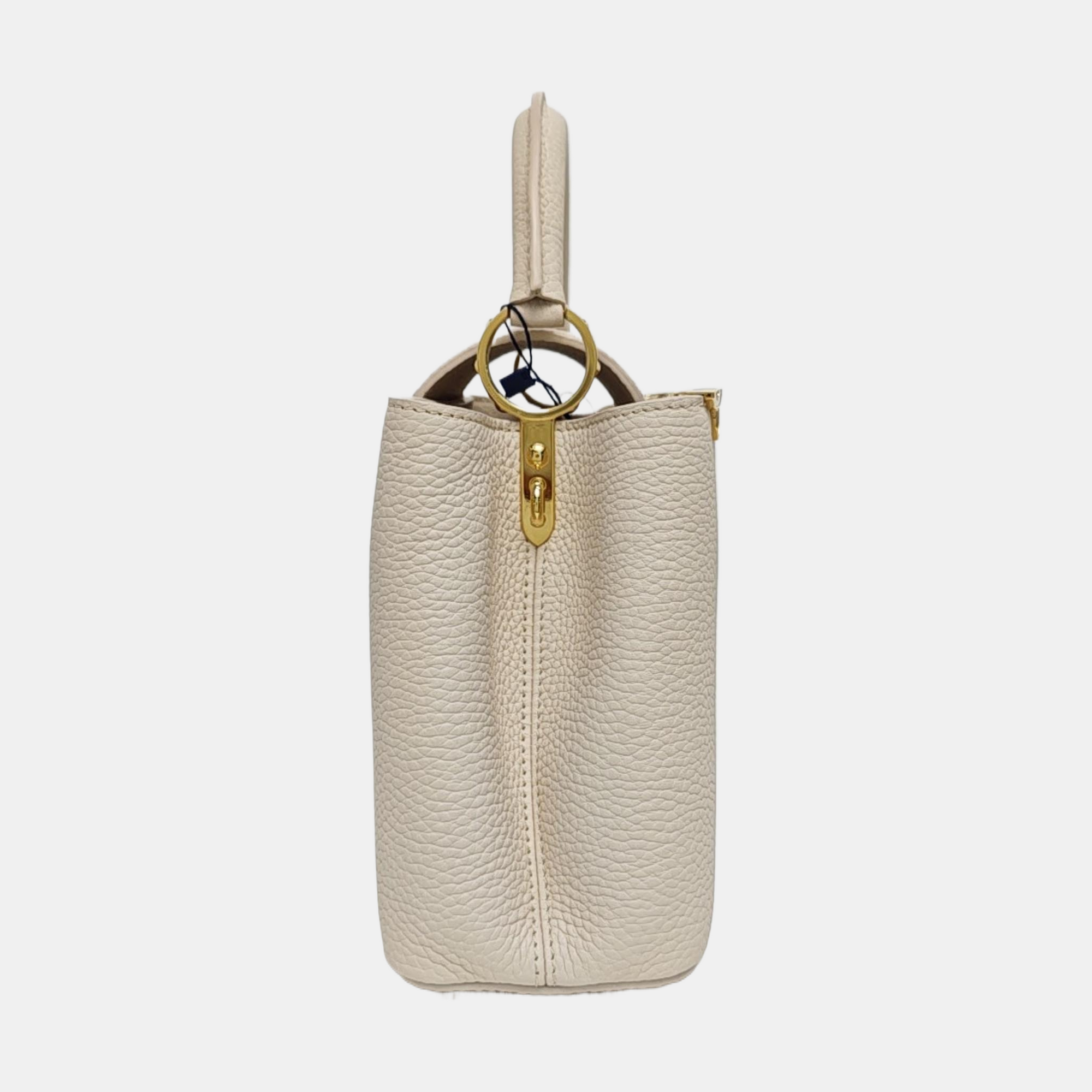 CAPUCINES BB Calfskin Beige