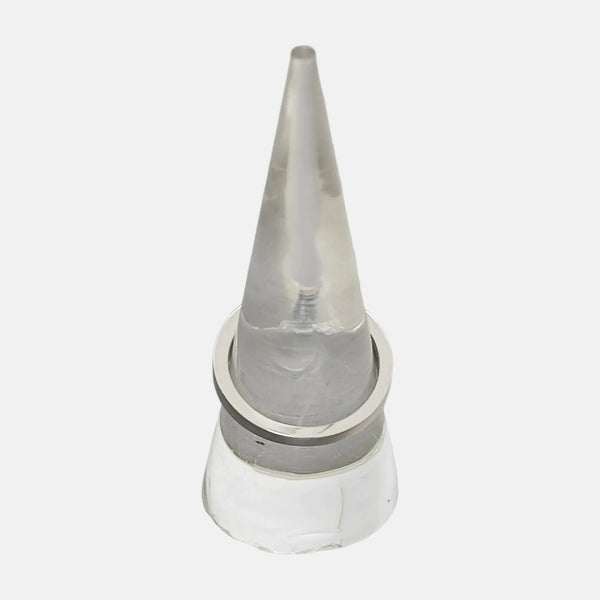Triomphe De Chaumet Platinum Silver Ring EU 55