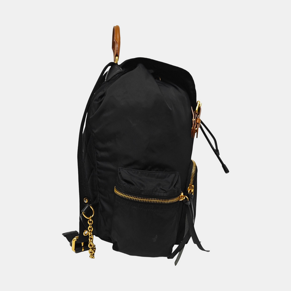 The Rucksack Large Nylon Black