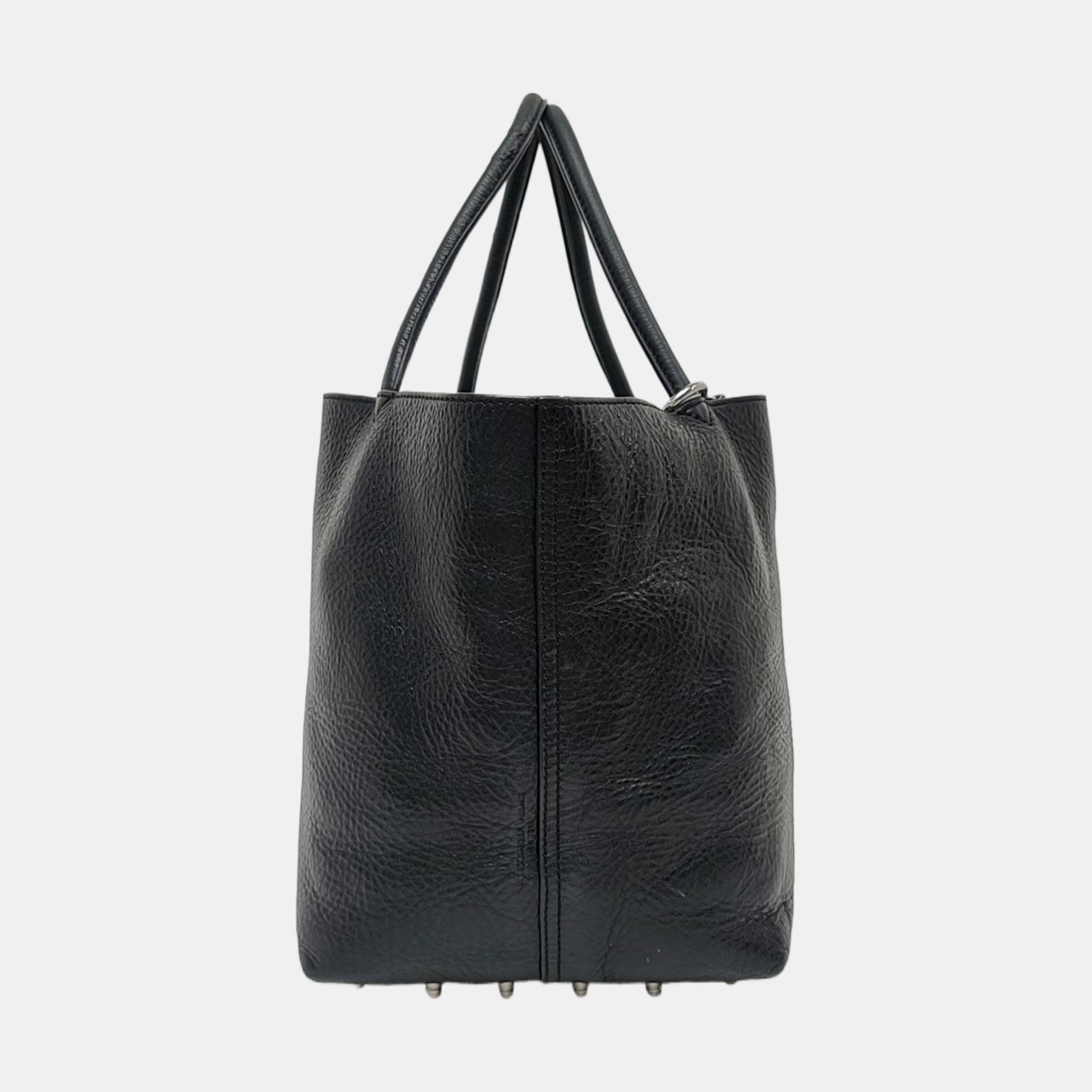 Leather Tote Bag Black