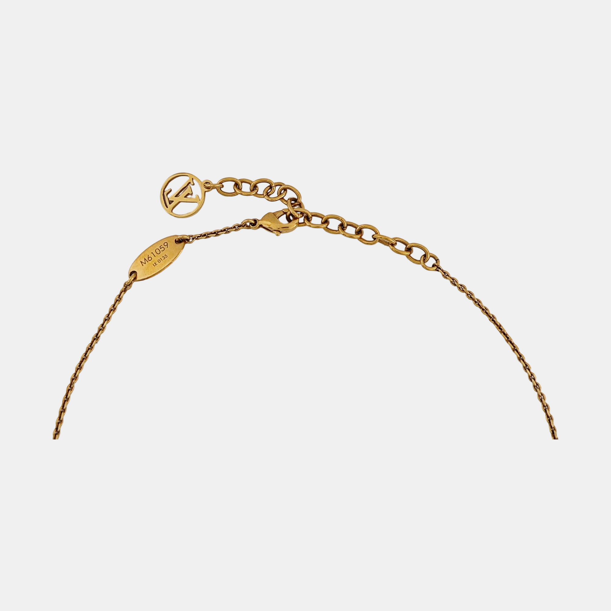 LV &amp; ME Brass Gold Necklace