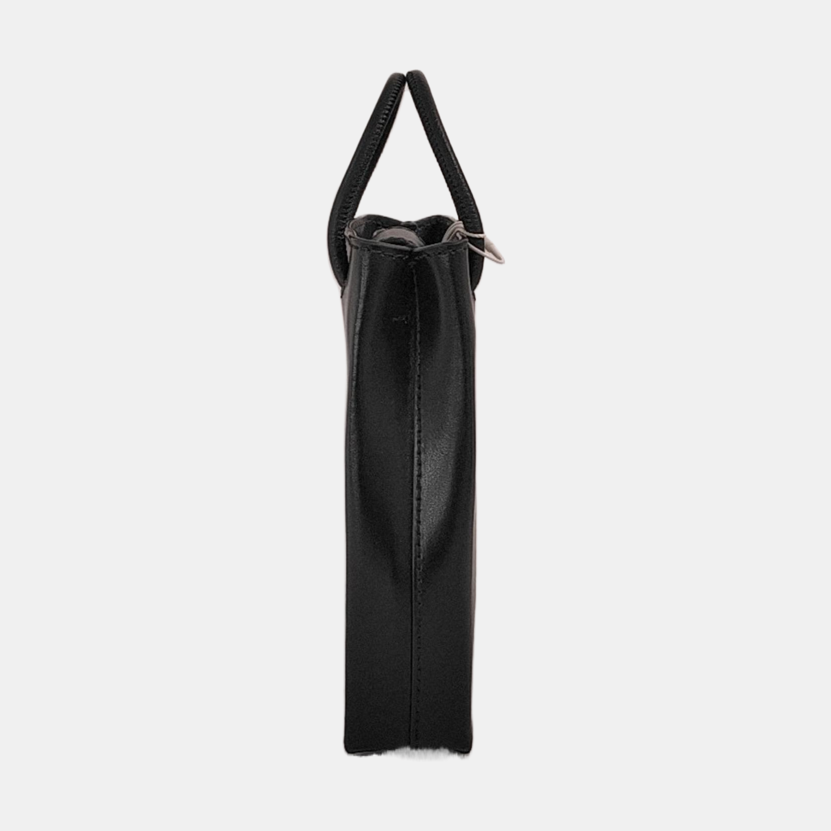 Shopping Bag Calfskin Black