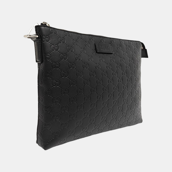 Signature Monogram Calfskin Black