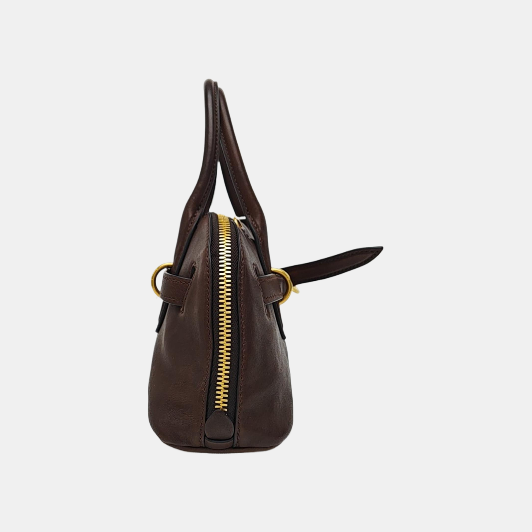 Aventure Small Lambskin Brown