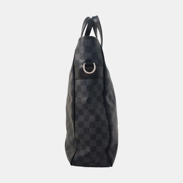 TADAO MM Damier Graphite Coated Canvas Gray