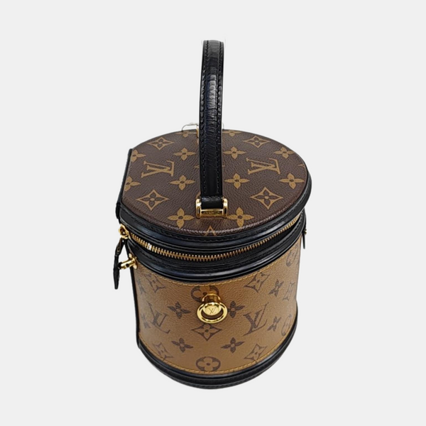 CANNES PM Monogram Coated Canvas Brown