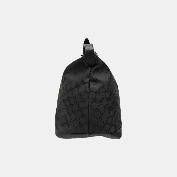 Monogram Nylon Shoulder Bag Black