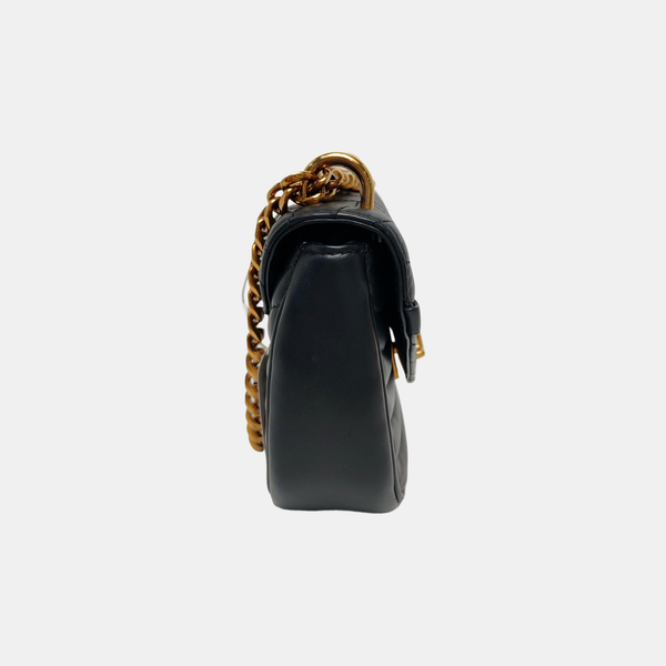 NEW WAVE PM Quilted Calfskin Black