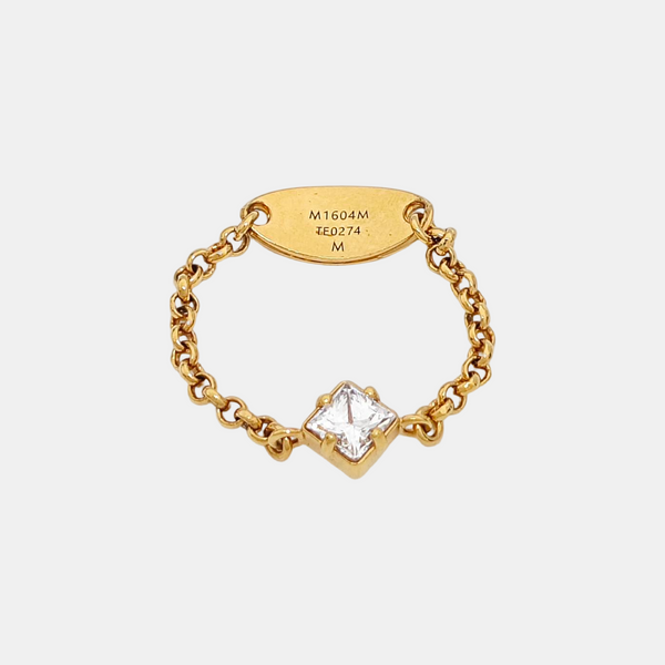Metal Gold Ring EU 57