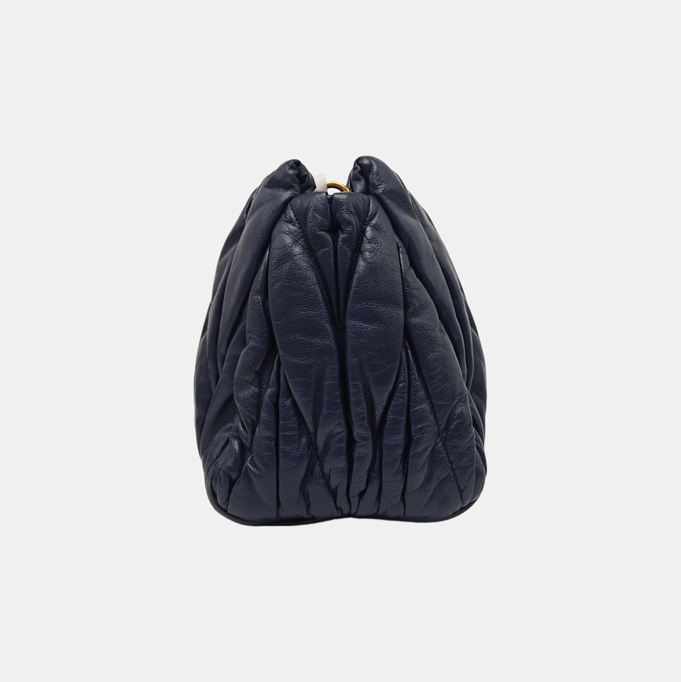 Bow Tote Lambskin Blue