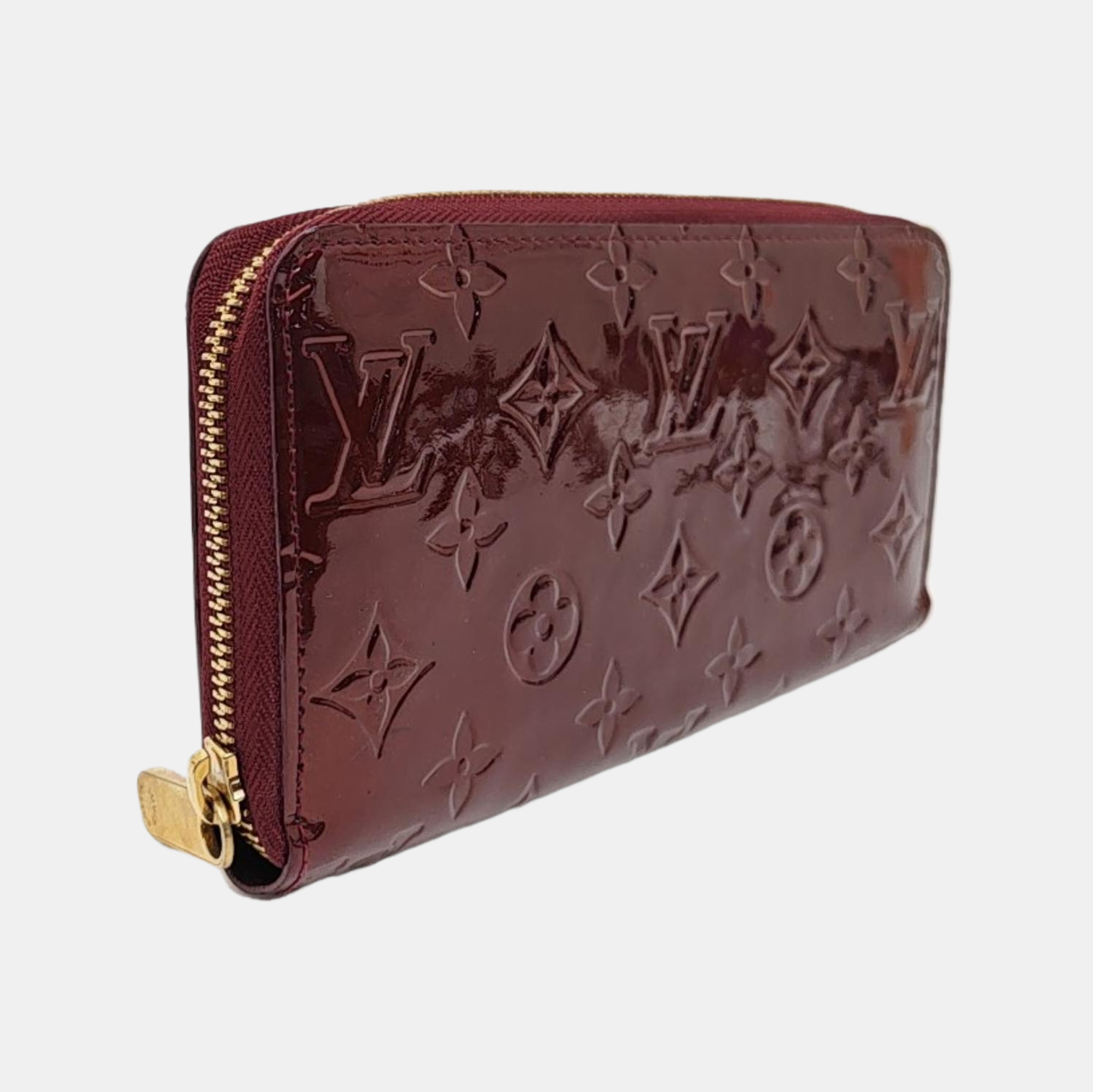 ZIPPY Calfskin Purple Wallet