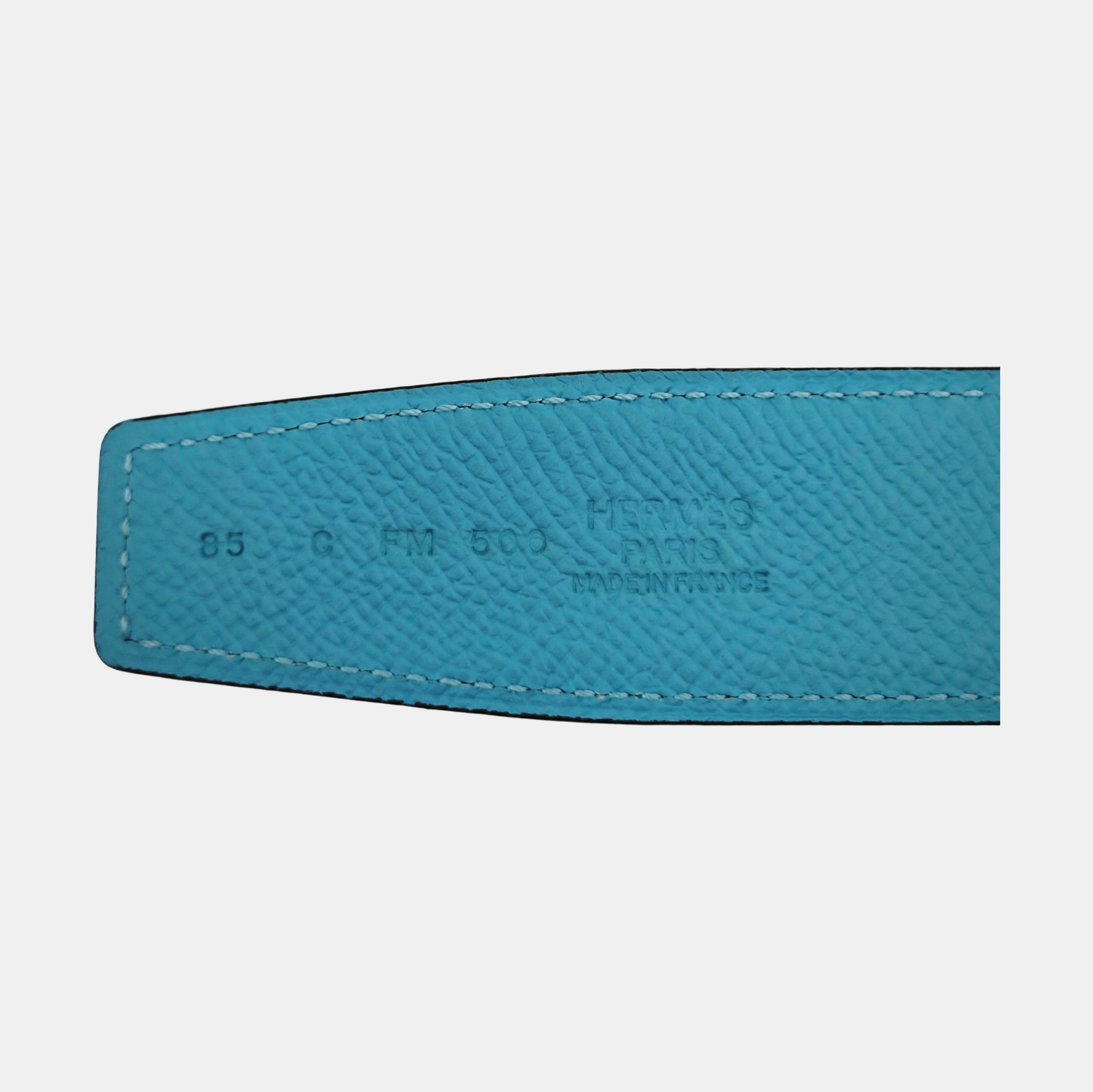 Leather Belt Blue